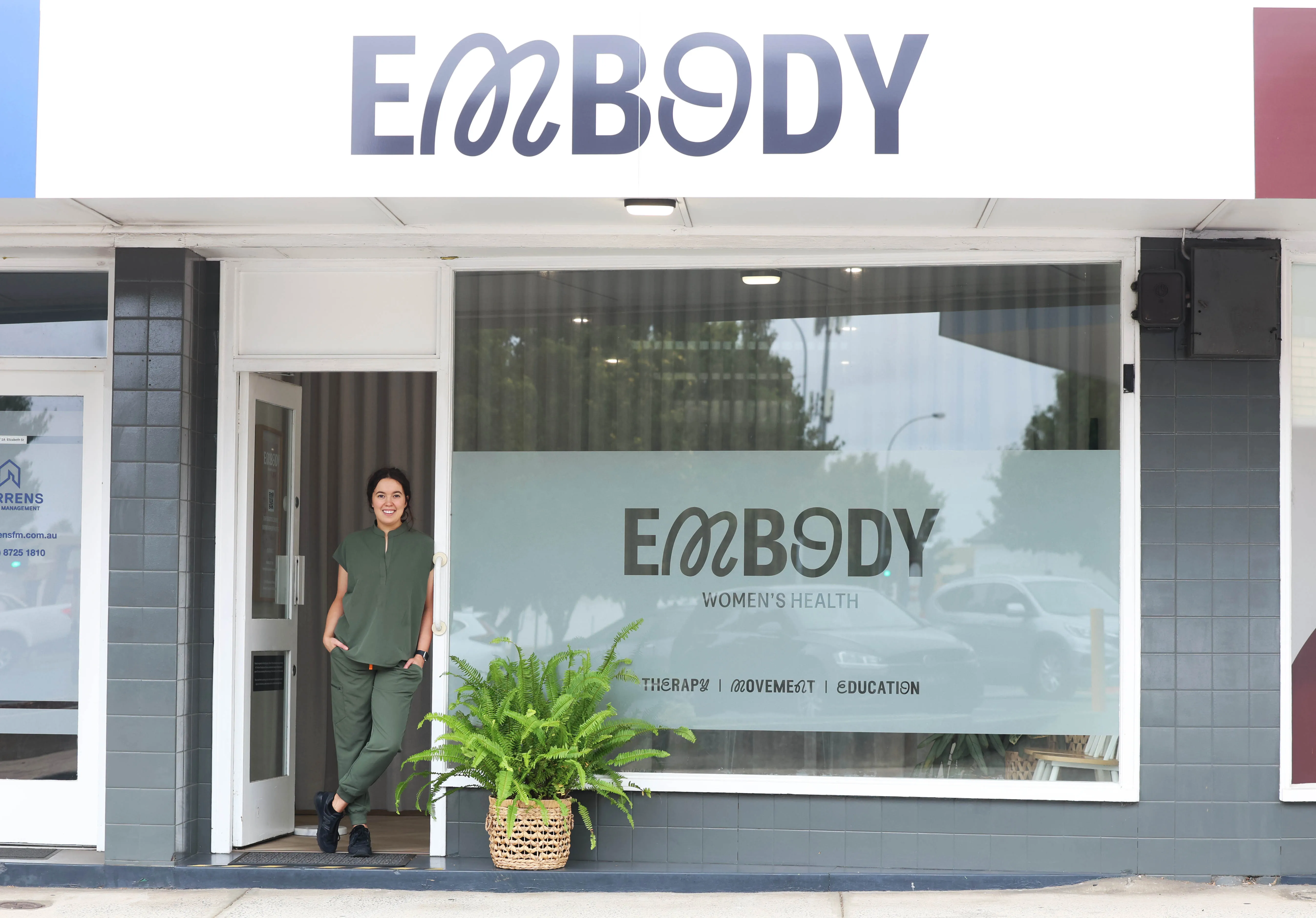 Image of the embody clinic store front